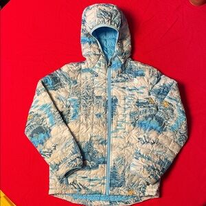 The North Face Light Blue Jacket boys size 7/8